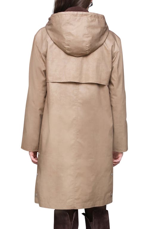 Avec Les Filles Longline Raincoat With Removable Hood