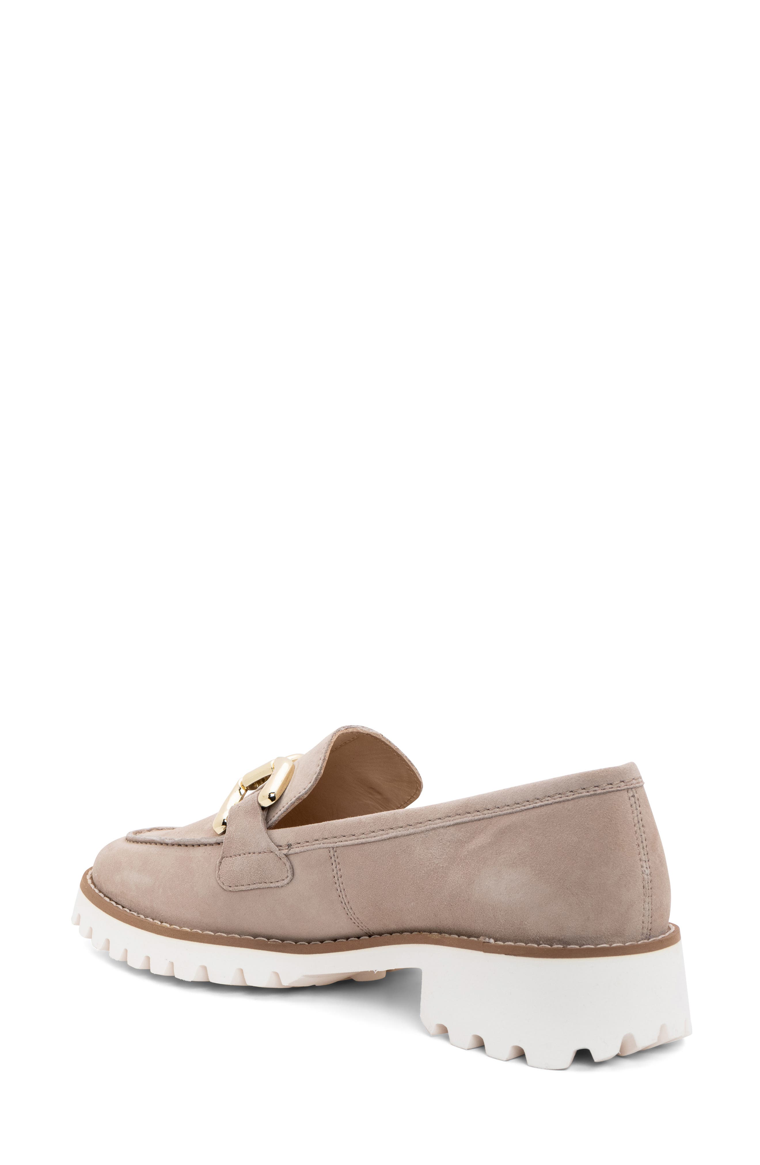 ara Kiana Lug Sole Loafer, Alternate, color, Sand