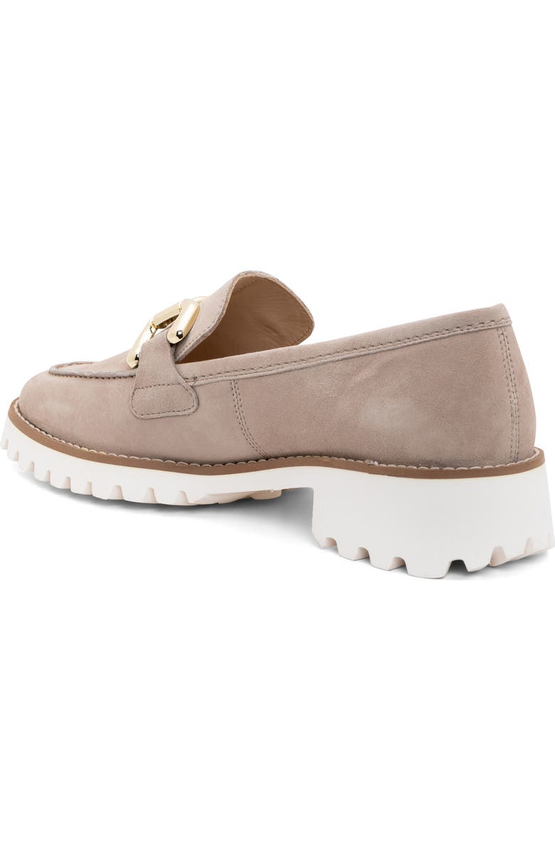 ara Kiana Lug Sole Loafer, Alternate, color, Sand
