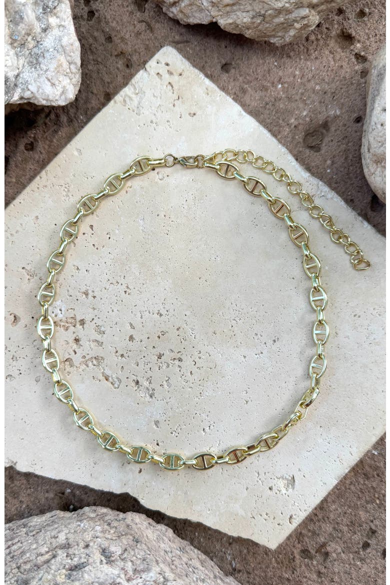 Mariner Link Chain Necklace, Alternate, color, GOLD