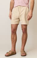 Marine Layer Saturday 6-Inch Drawstring Beach Shorts