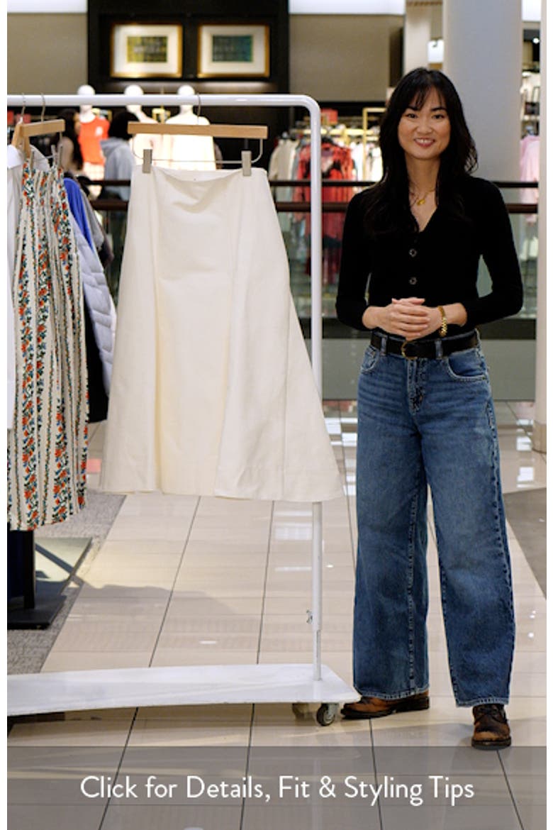 Sculptural Cotton Skirt video