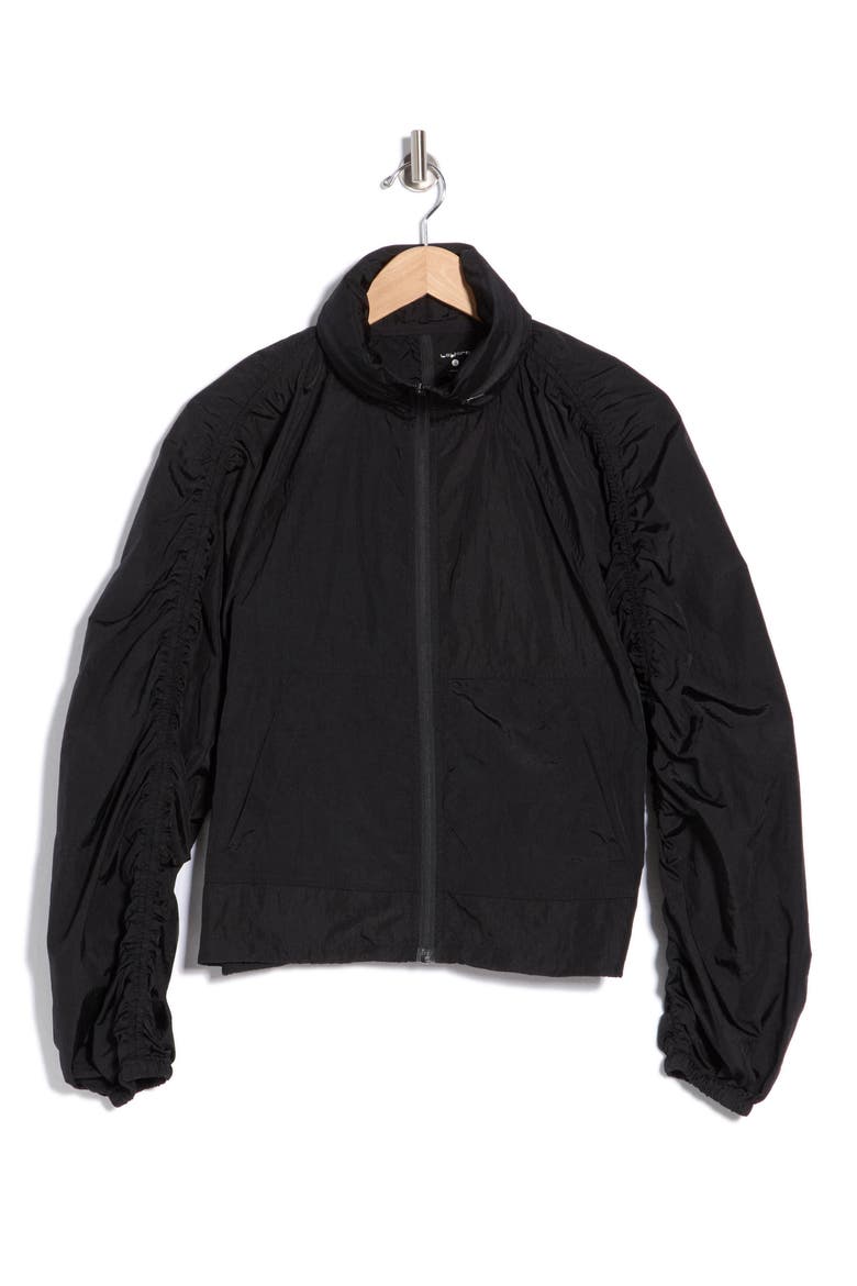 Leigh Packable Hood Jacket, Main, color, RICH BLACK