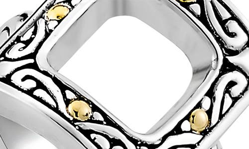 Samuel B. Square Open Ring In Multi