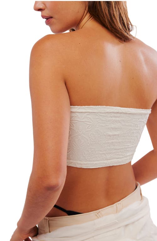FREE PEOPLE FREE PEOPLE FLORAL FRILLS KNOTTED BANDEAU BRA 