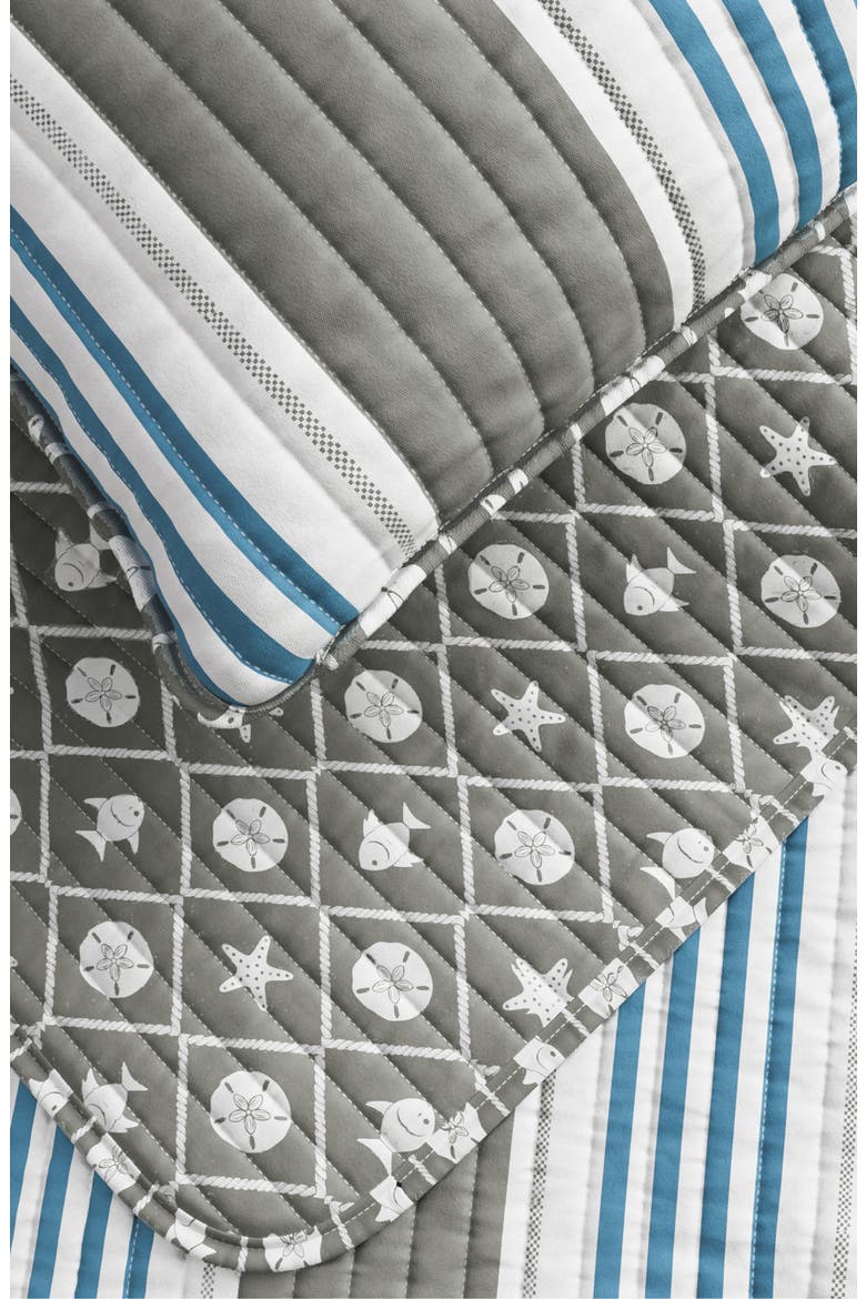 Stripe Coastal Quilt & Sham Set, Alternate, color, COASTAL STRIPE