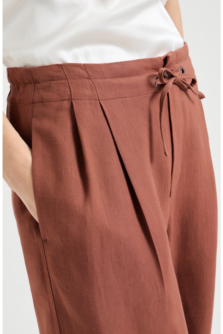 Tailored track trousers, Alternate, color, Firebrick
