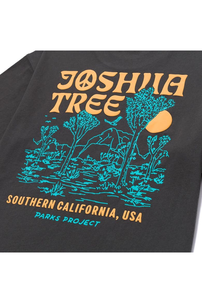 Joshua Tree Puff Print Pocket T-Shirt, Alternate, color, Vintage Black
