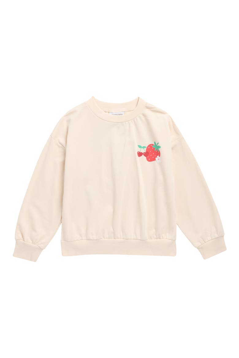 Kids' Berry Graphic Sweatshirt, Main, color, IVORY