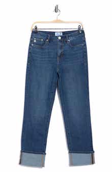 Seven7 High Waist Cuffed Hem Jeans