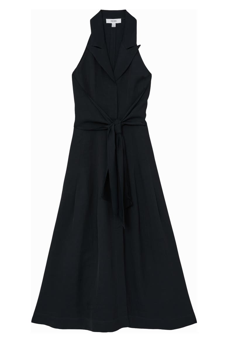 Tor Tie Waist Maxi Dress, Alternate, color, NAVY