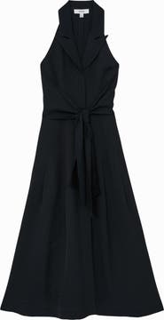 Reiss Tor Tie Waist Maxi Dress