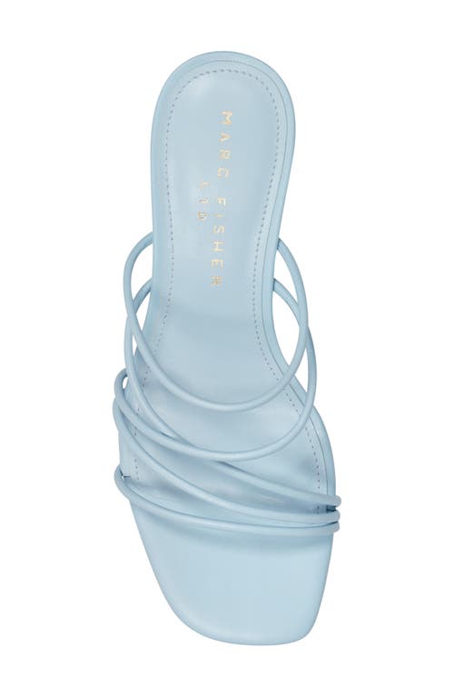 Marc Fisher Banna Strappy Sandal In Light Blue