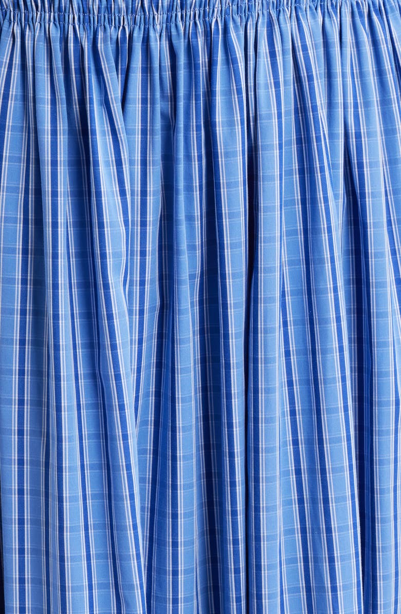 Faithfull the Brand Laia Gingham Shirred Bodice Maxi Dress, Alternate, color, Sotto