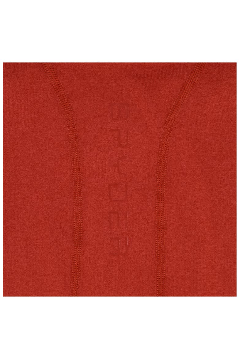Long Sleeve Rashguard, Alternate, color, RED OCHRE