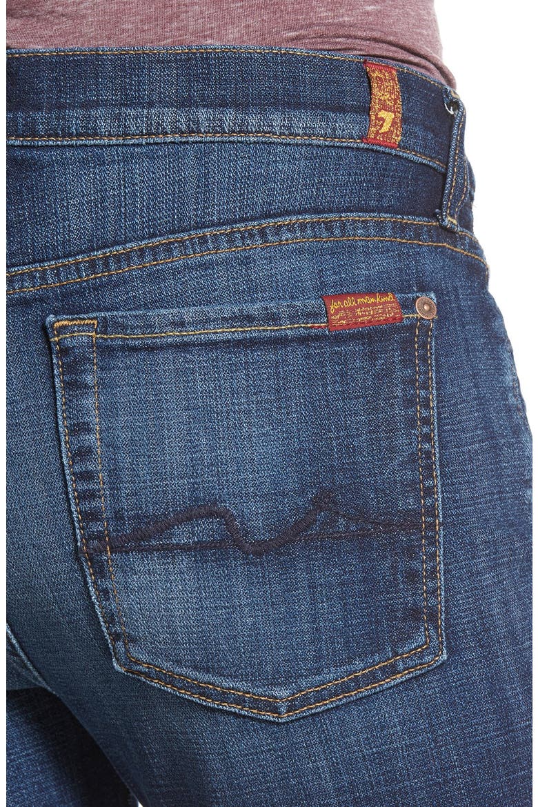 7 For All Mankind® Josefina Boyfriend Jeans, Alternate, color, ROYAL BROKEN TWILL