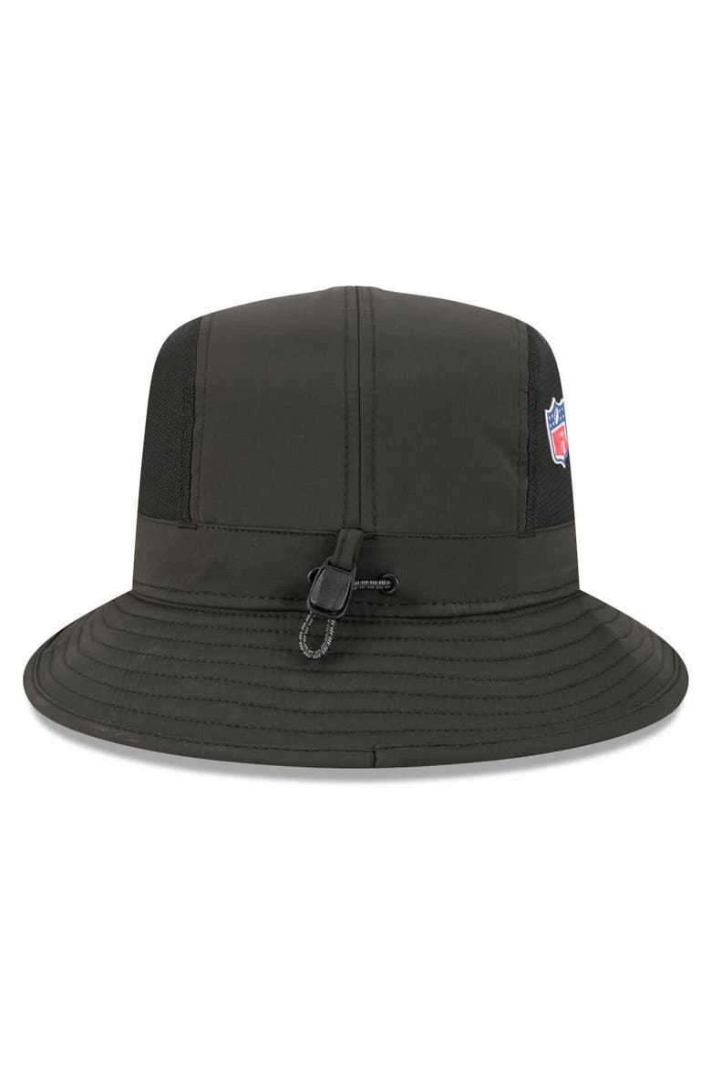 Men's New Era Black Cincinnati Bengals 2025 Sideline  Bucket Hat, Alternate, color, Black