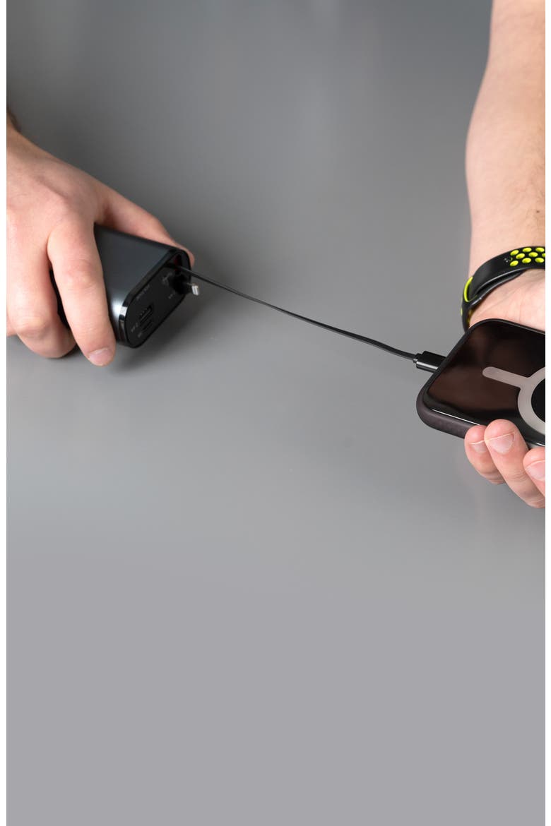 Retractable Car Charging Cable, Alternate, color, BLACK