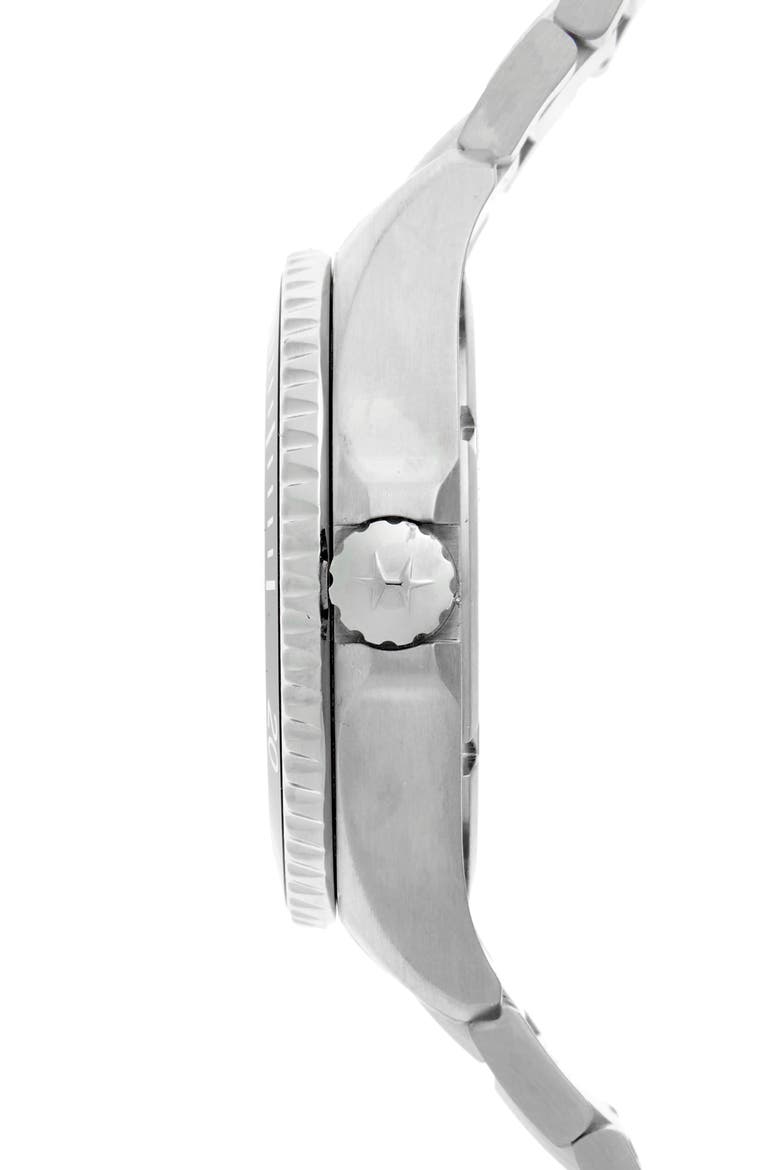 Khaki Automatic Bracelet Watch, 40mm, Alternate, color, SILVER/ BLACK/ SILVER