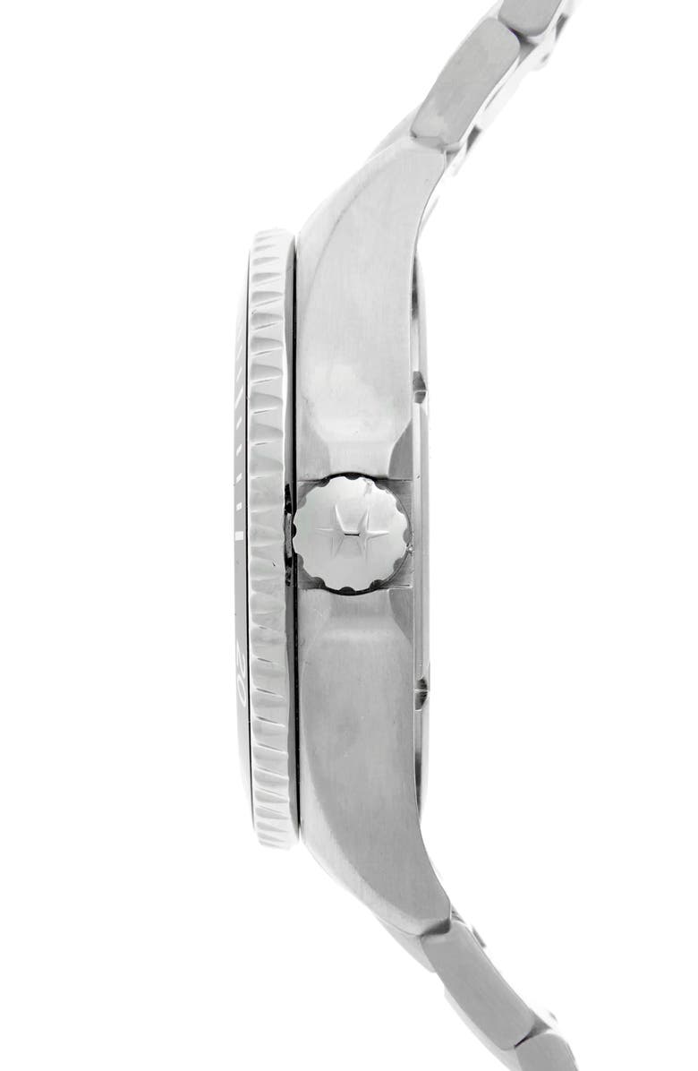 Hamilton Khaki Automatic Bracelet Watch, 40mm, Alternate, color, Silver/ Black/ Silver