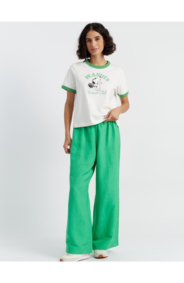 Chinti & Parker Cotton Snoopy Racquet Club T-Shirt, Alternate, color, 