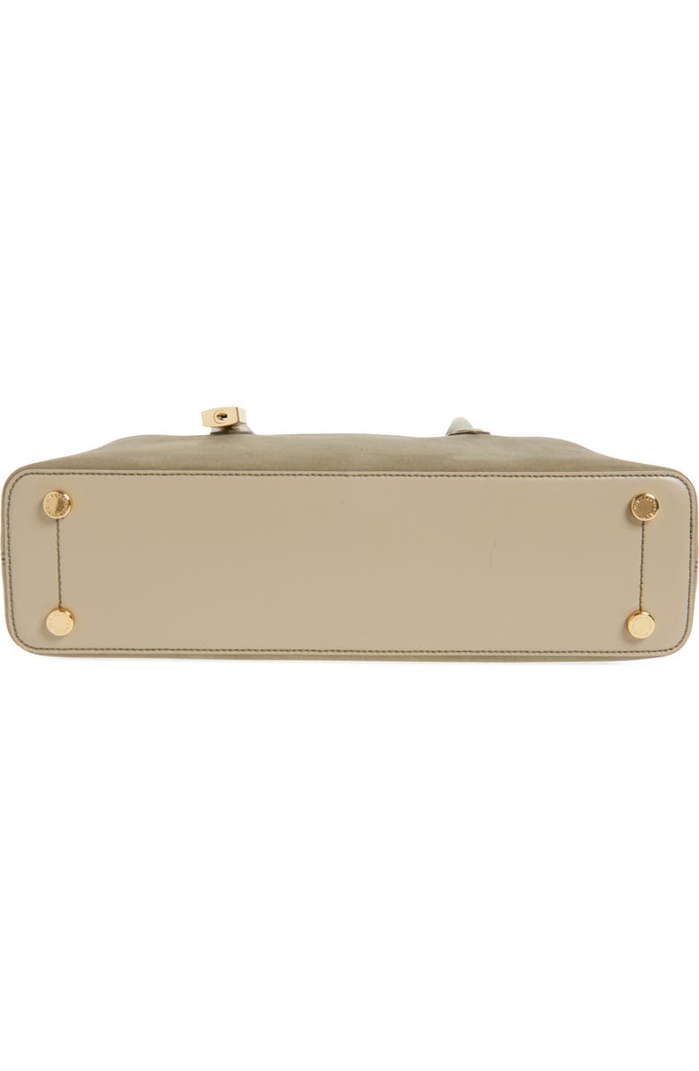 Stella McCartney Ryder Faux Suede Crossbody Bag, Alternate, color, Khaki