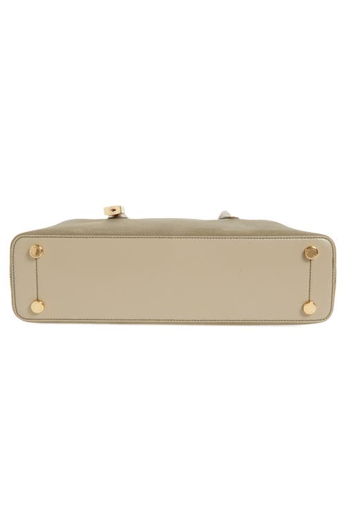 Stella Mccartney Ryder Faux Suede Crossbody Bag In Khaki