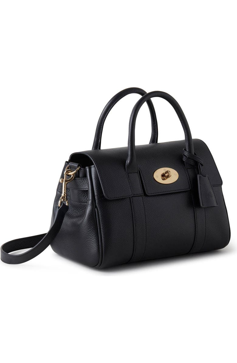 Mulberry Small Bayswater Satchel, Alternate, color, Black