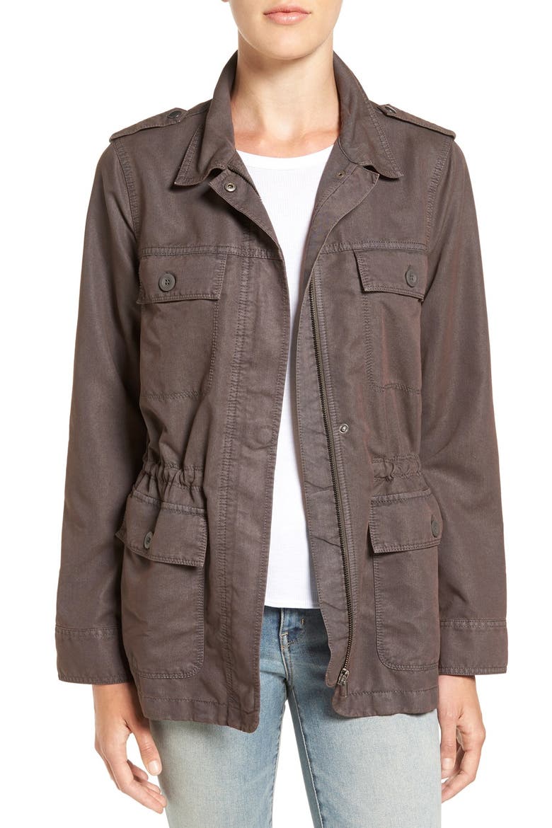 Oversize Utility Jacket, Main, color, GREY PAVEMENT