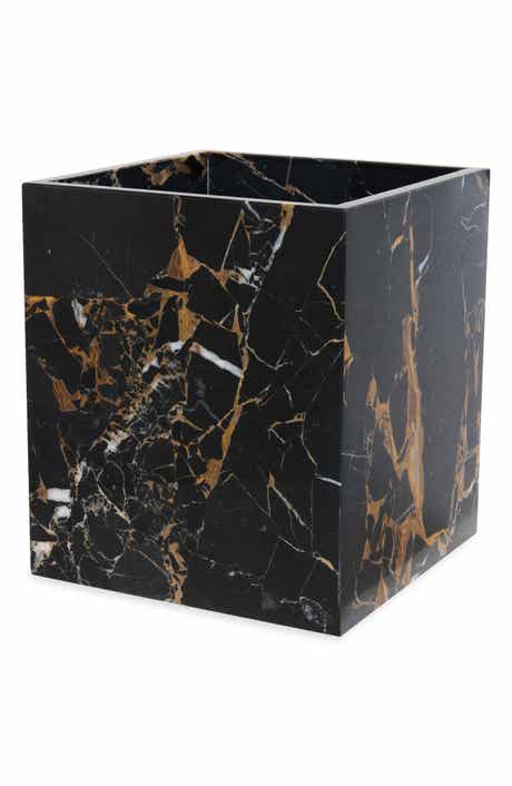 Kassatex Athenas Marble Waste Basket