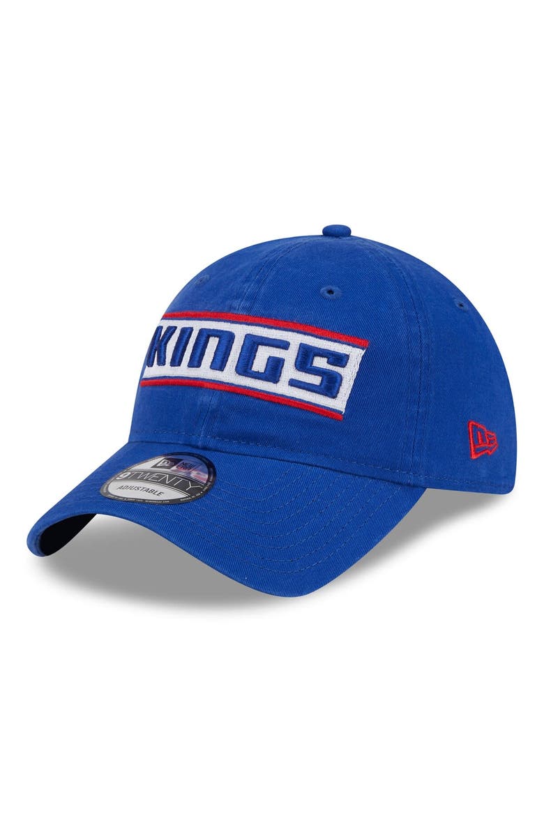 New Era Men's New Era Blue Sacramento Kings 2023/24 City Edition 9TWENTY Adjustable Hat, Main, color,