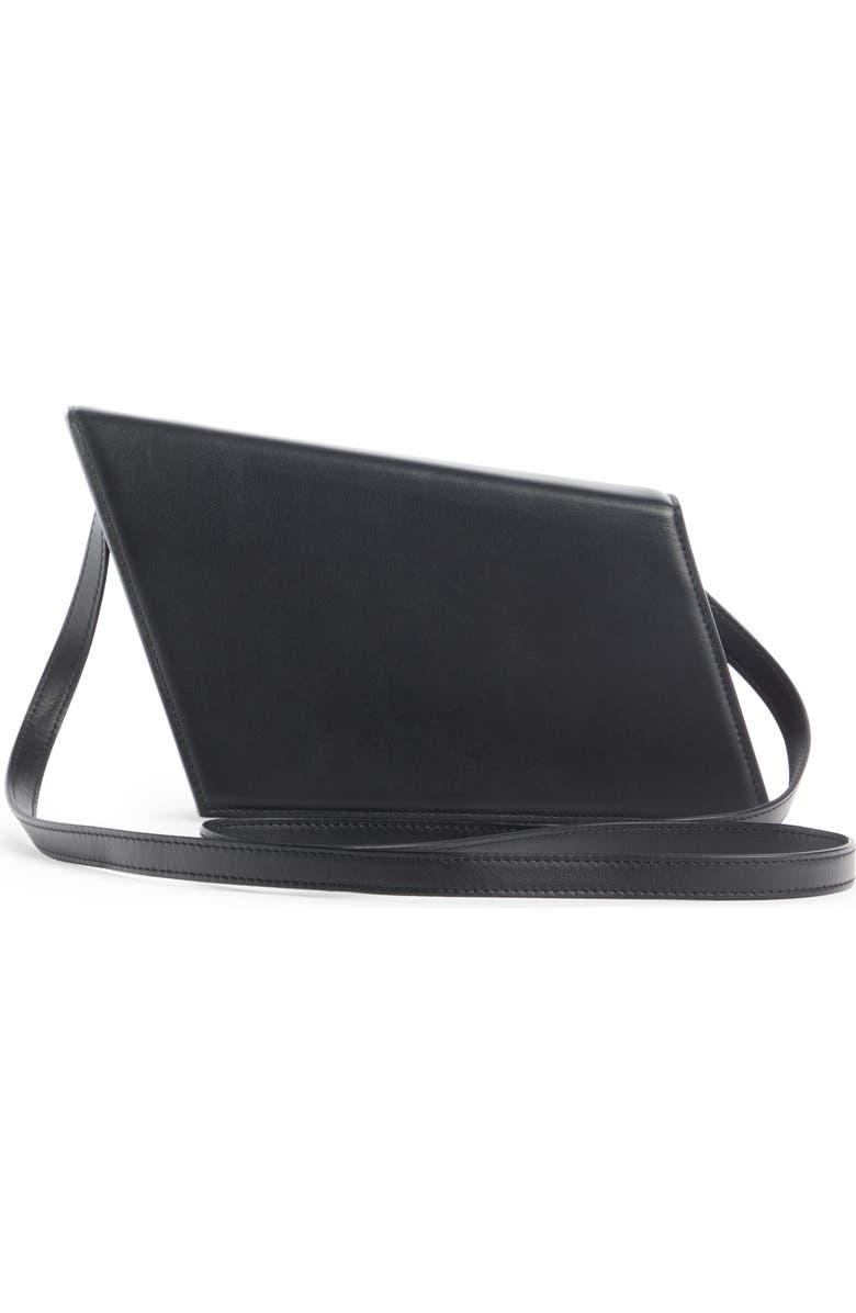 Acne Studios Micro Distortion Leather Shoulder Bag, Alternate, color,