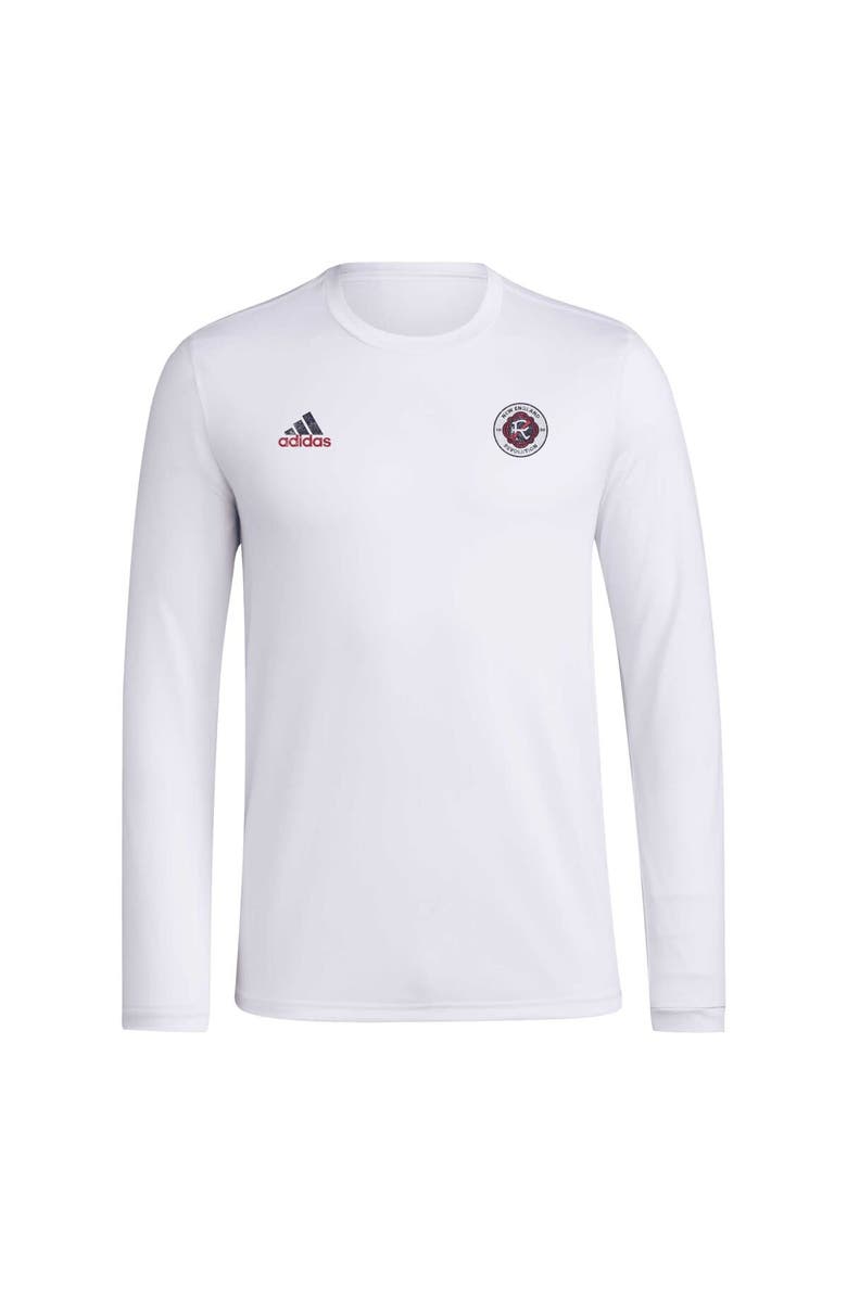 adidas Men's adidas White New England Revolution Local Stoic Long Sleeve T-Shirt, Alternate, color, 