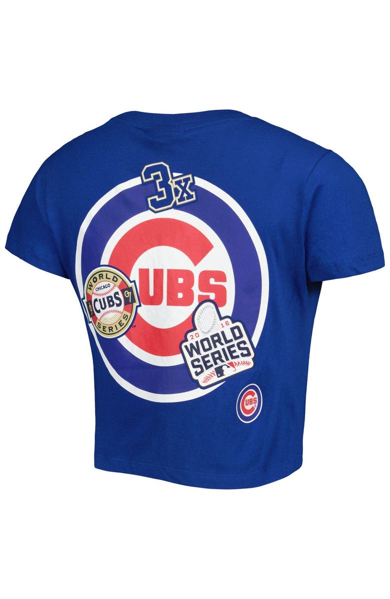 New Era Women's New Era Blue Chicago Cubs Historic Champs T-Shirt, Alternate, color,