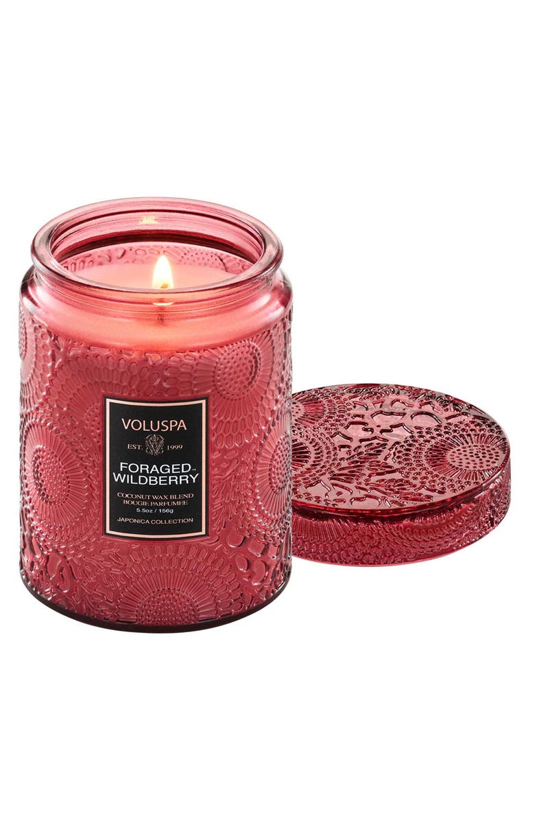 Voluspa Foraged Wildberry Small Jar Candle, Alternate, color, Foraged Wildberry