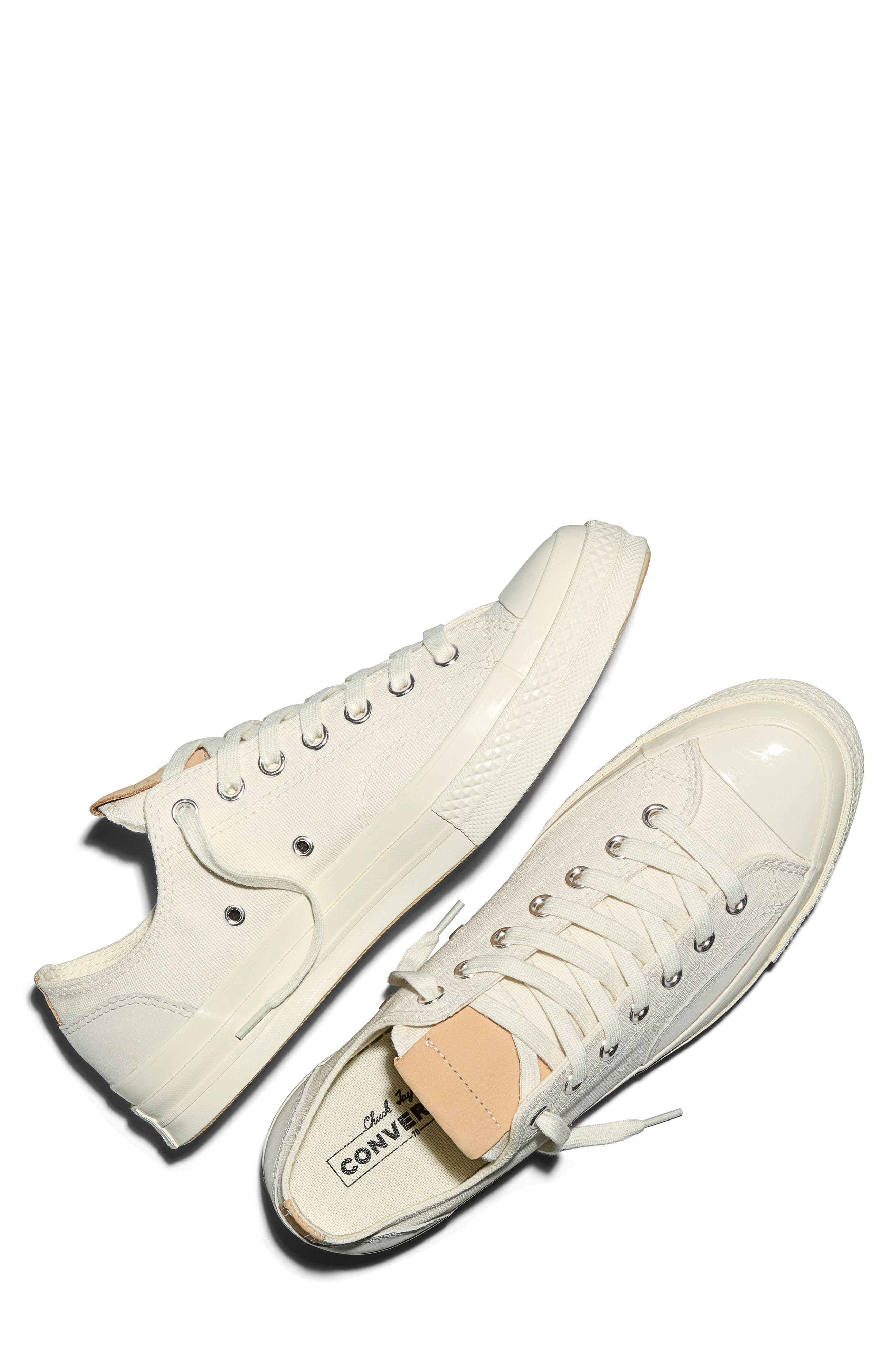 Converse Gender Inclusive Chuck Taylor<sup>®</sup> All Star<sup>®</sup> Low Top Sneaker, Alternate, color, Egret/ Egret/ Hay Day