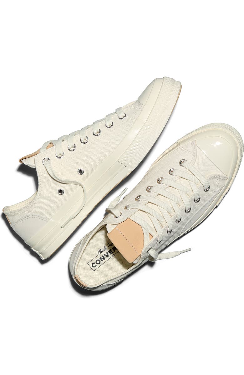 Converse Gender Inclusive Chuck Taylor<sup>®</sup> All Star<sup>®</sup> Low Top Sneaker, Alternate, color, Egret/ Egret/ Hay Day