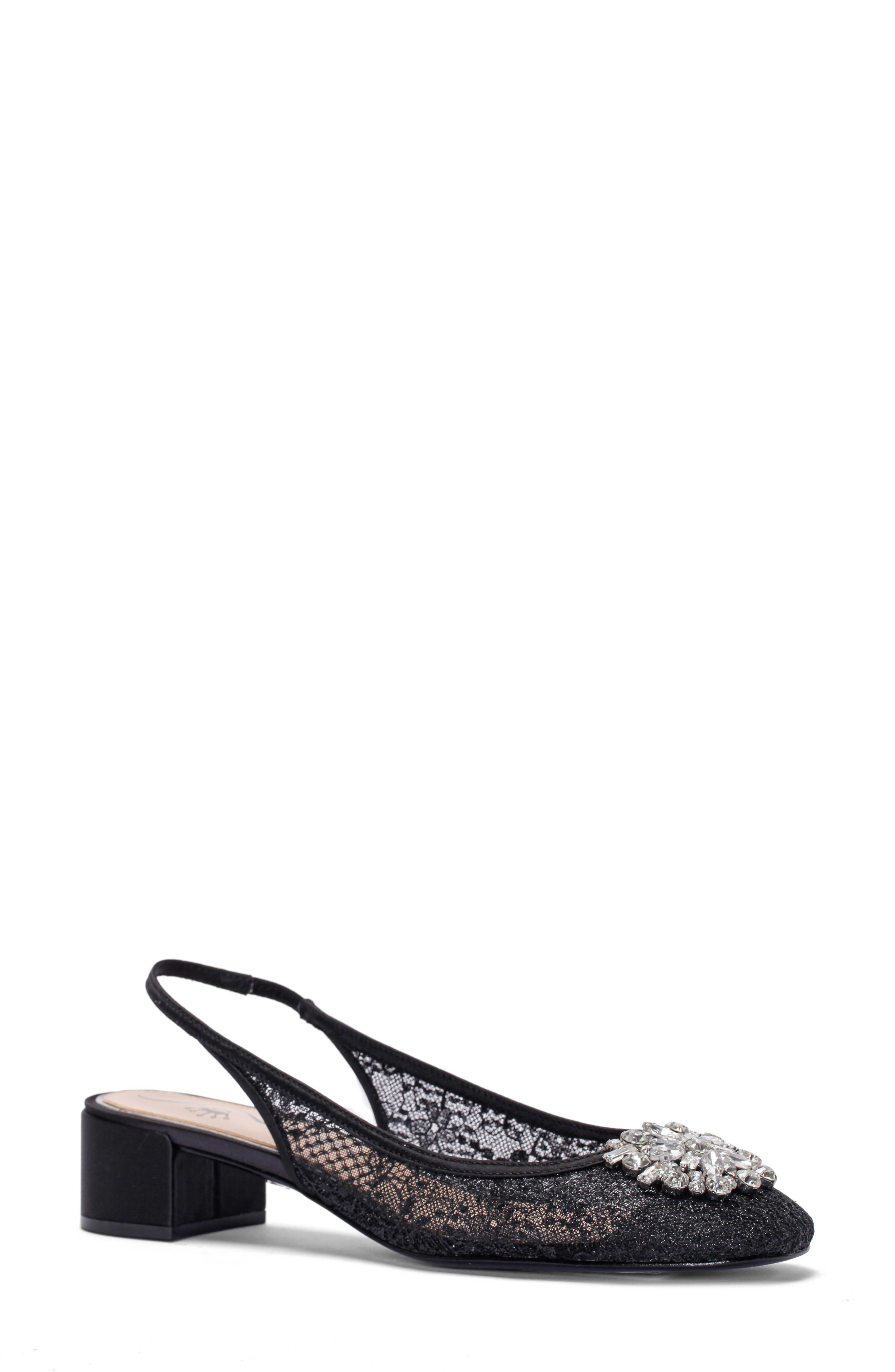 Nina Klara Slingback Pump, Main, color, Black