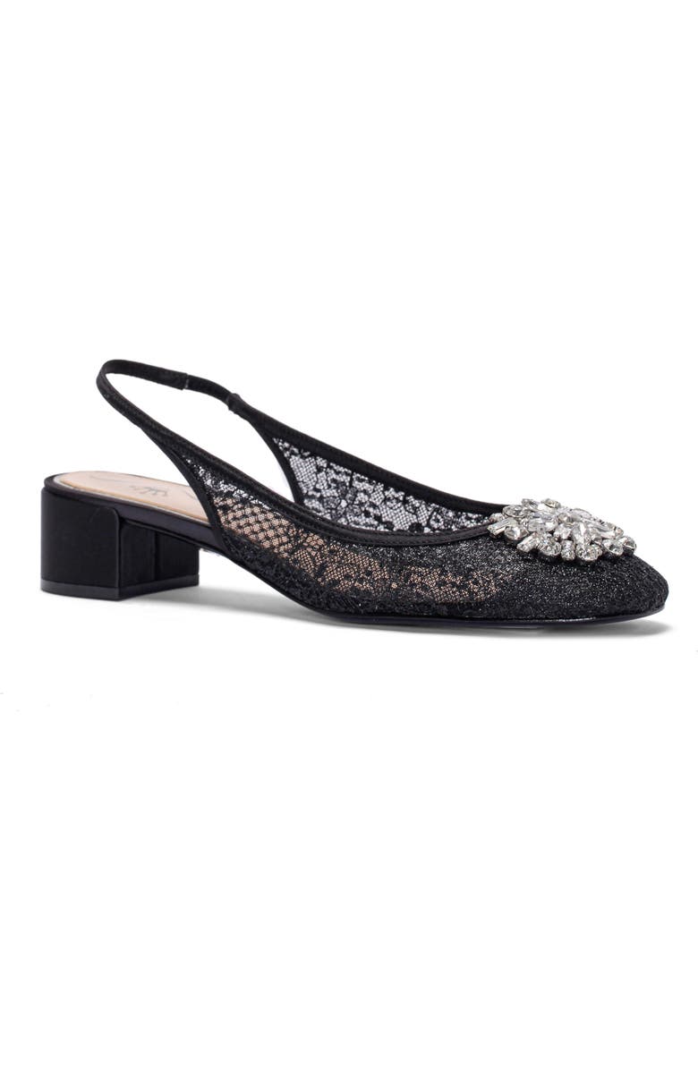 Nina Klara Slingback Pump, Main, color, Black