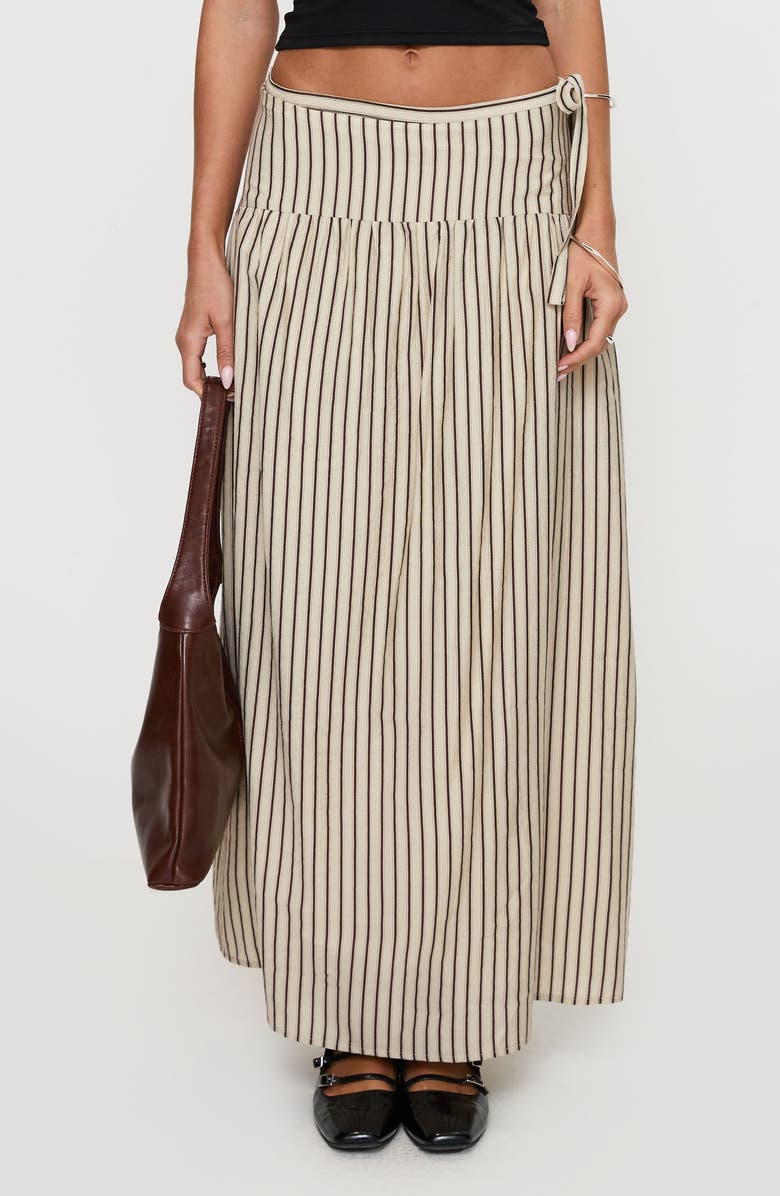 Princess Polly Antheia Stripe Maxi Skirt, Main, color, Multi