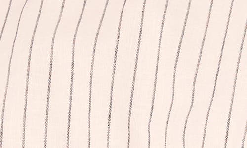 Parker The Julianne Stripe Cutout Linen & Cotton Minidress In White