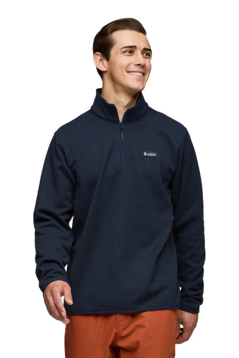 Envo Fleece Quarter-Zip Pullover - Men's, Alternate, color, Heather Carbon