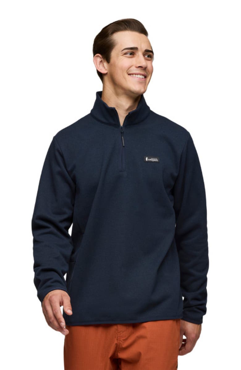 Cotopaxi Envo Fleece Quarter-Zip Pullover - Men's, Alternate, color, Heather Carbon