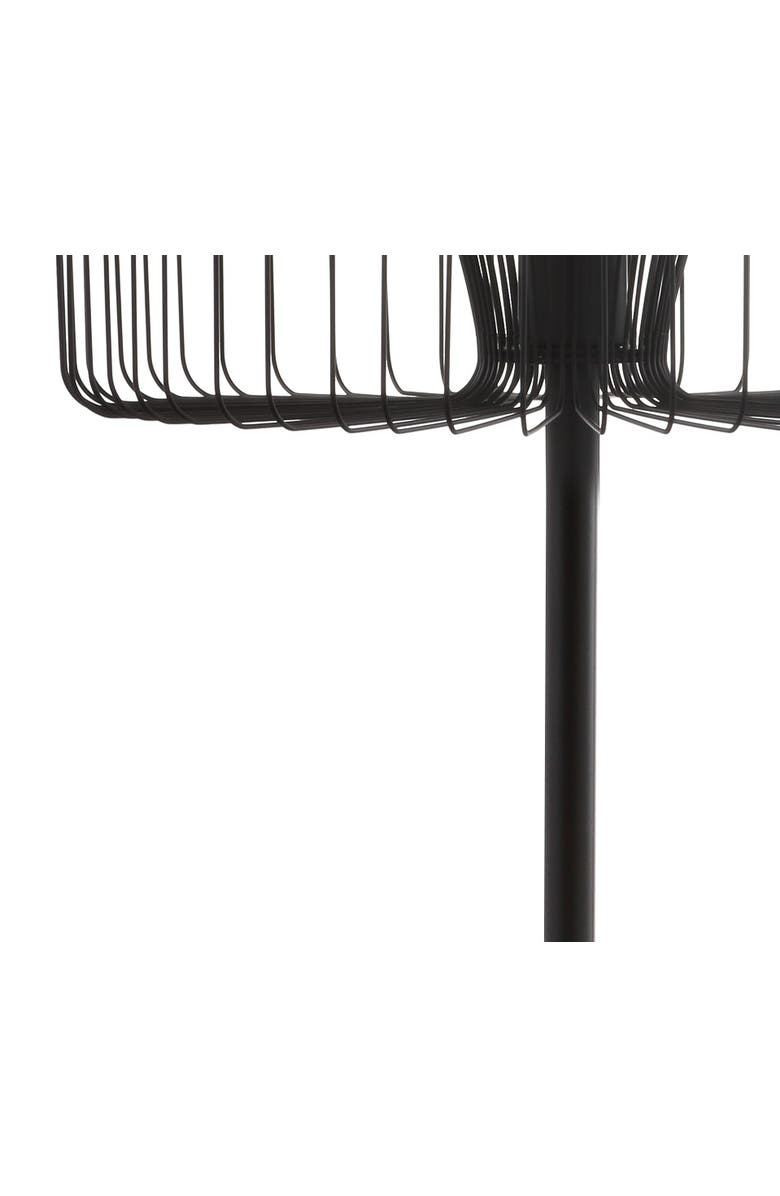 JONATHAN Y Gridley 61" Metal LED Floor Lamp, Black, Alternate, color, Black