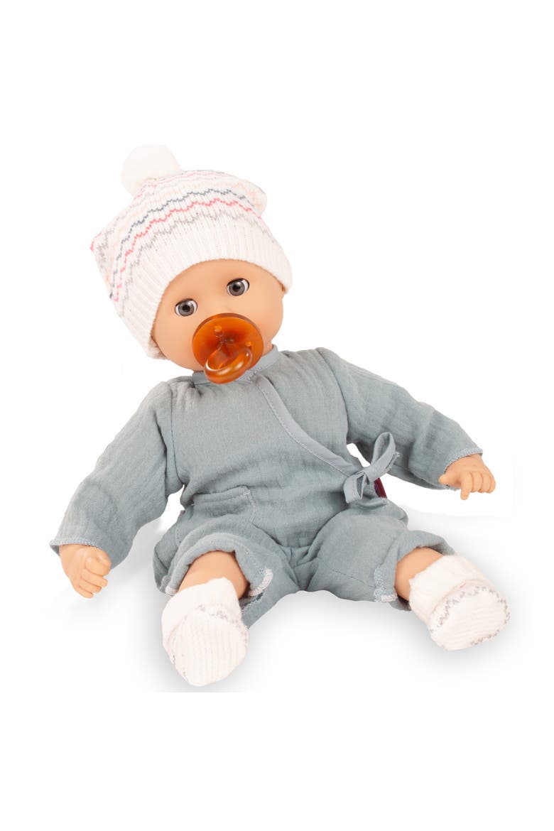 Muffin Baby Zig Zag - 13" Baby Doll, Blue Wrap Romper, Toddlers 18mo+, Main, color, Multicolored