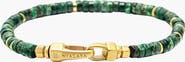 Nialaya Malachite Heishi Bracelet