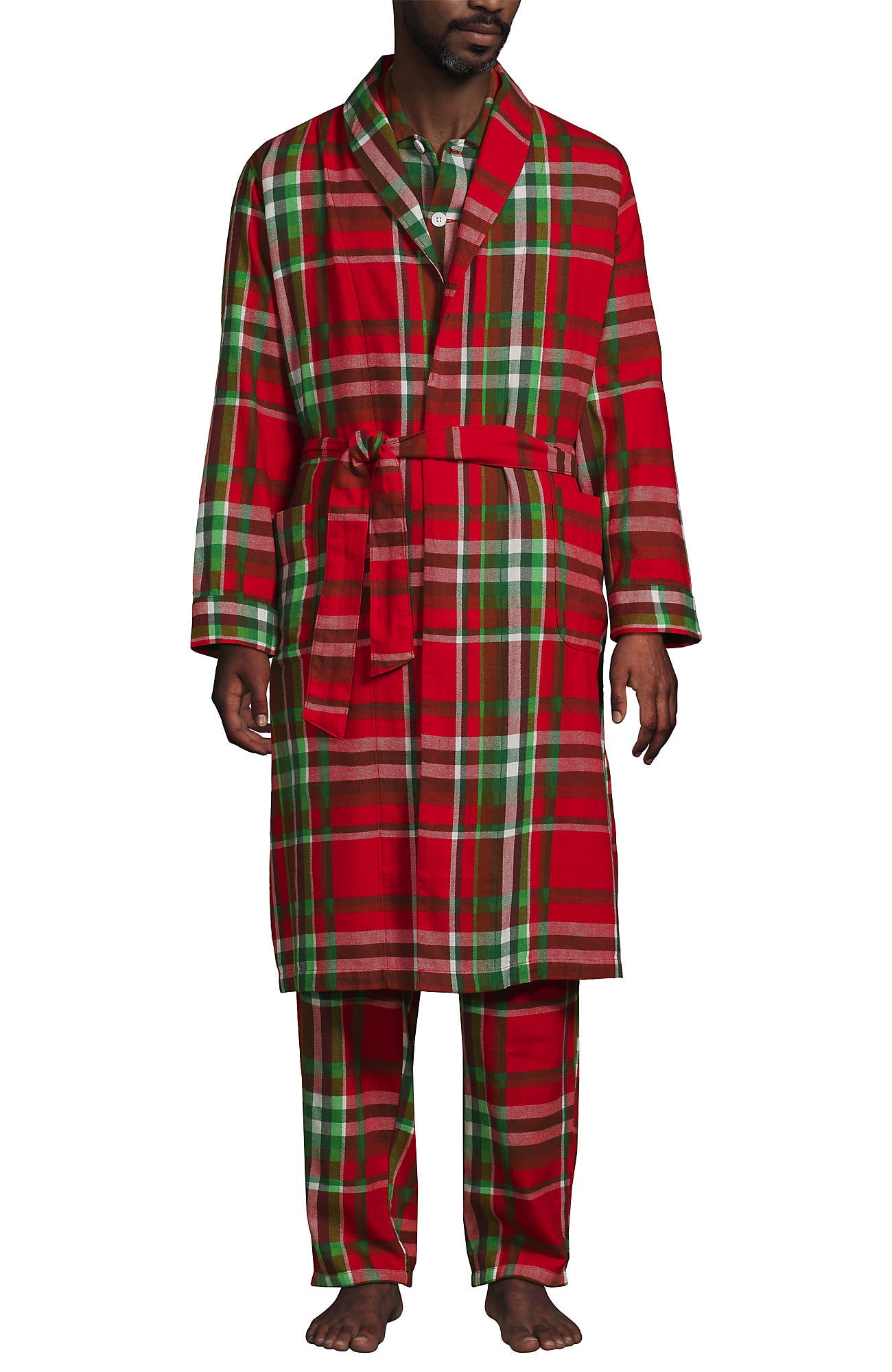 Compass Red/Emerald Plaid