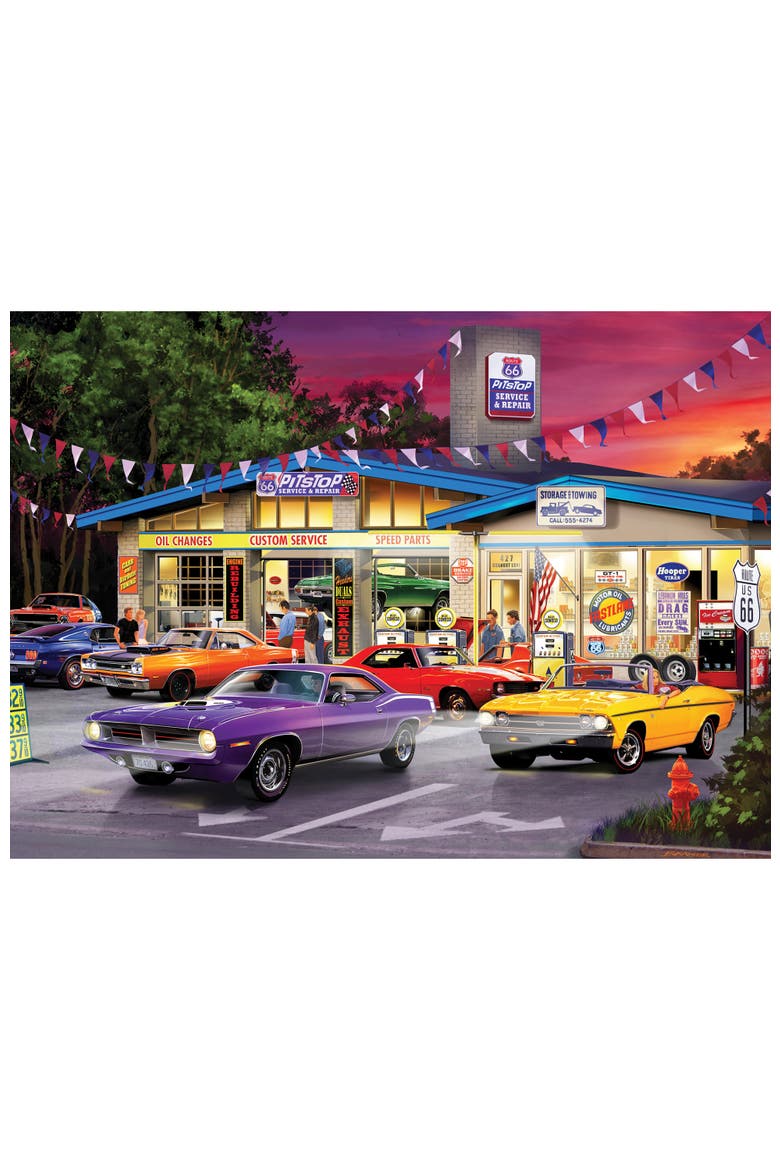 Pitstop 1000 Piece Jigsaw Puzzle, Alternate, color, Multicolor