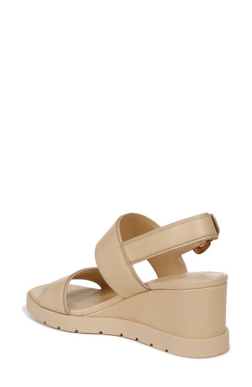 Vince Roma Slingback Platform Wedge Sandal In Macadamia