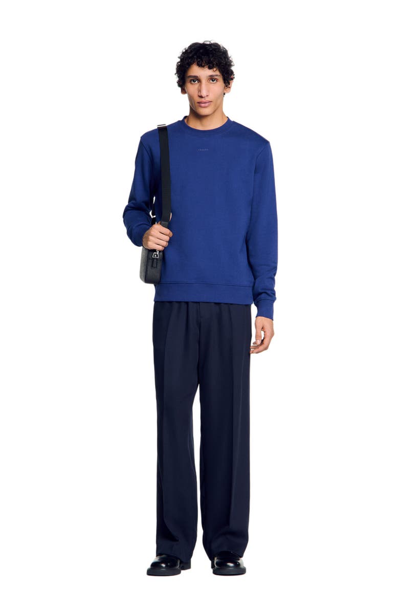 SANDRO Logo sweatshirt, Alternate, color,